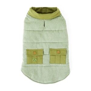 YOULY The Trailblazer Olive Corduroy Dog Vest